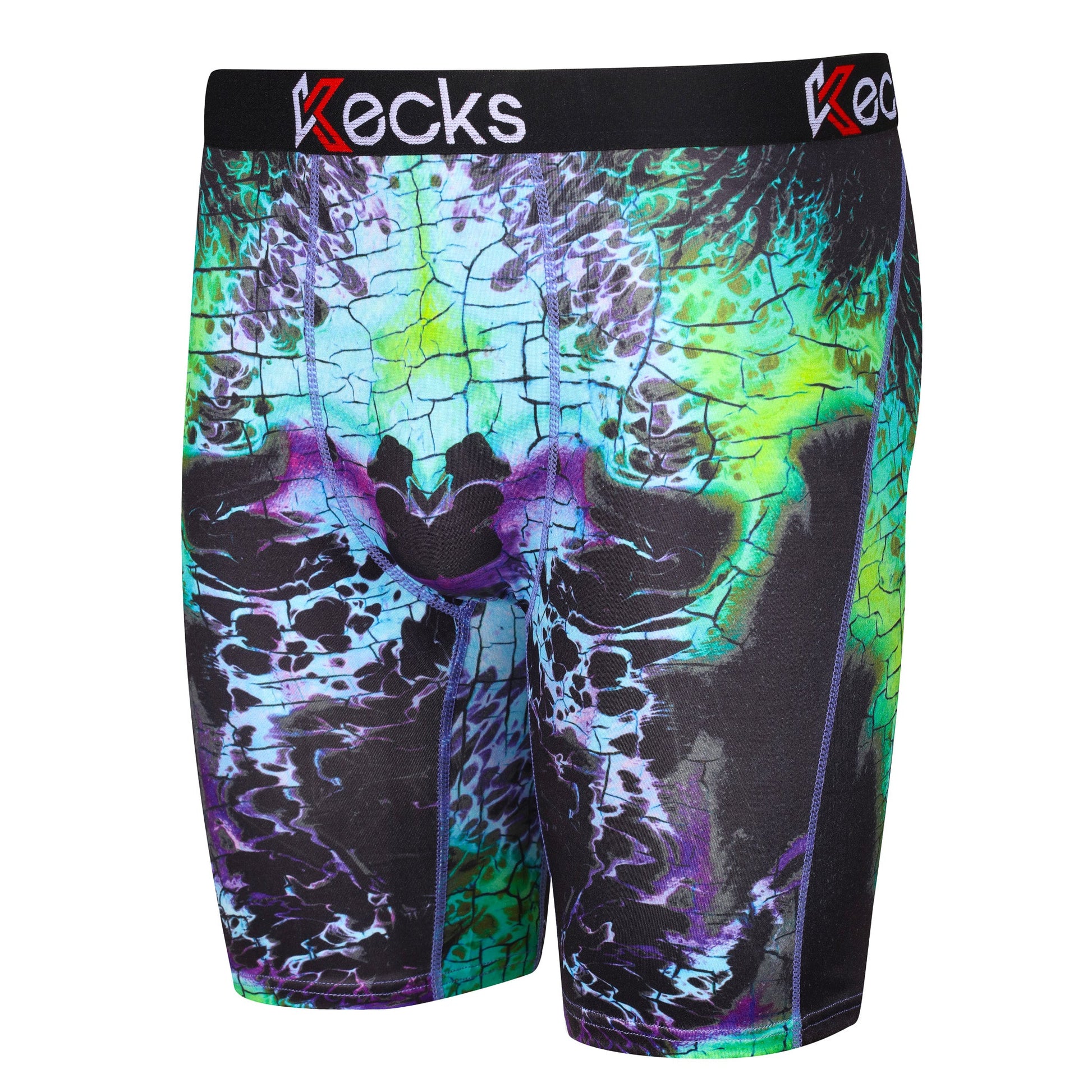 Youth Acid Print Boxer Shorts, Mens Sports Underwear