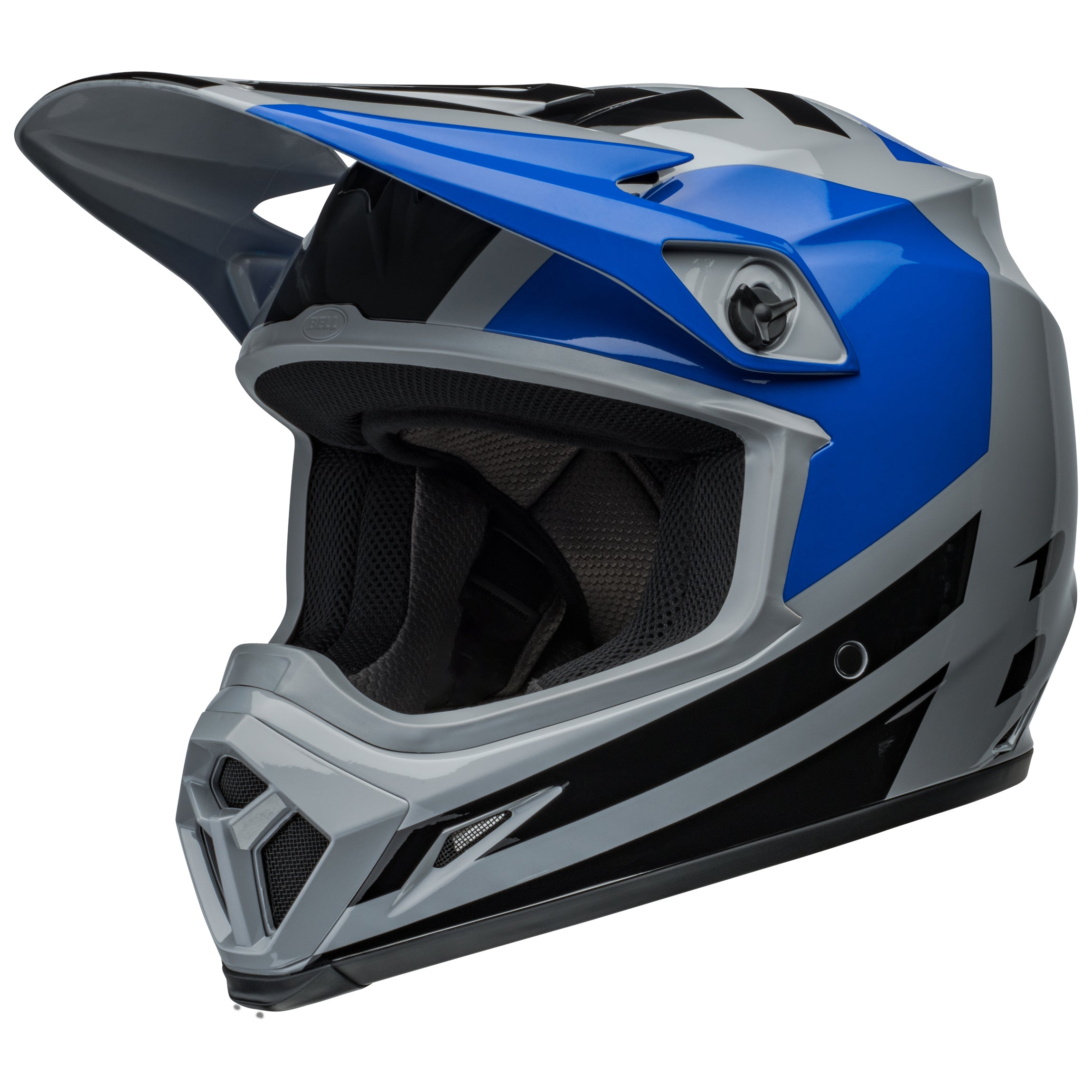 Bell MX 2024 MX-9 Mips Adult Helmet in Alter EGO Blue with ECE6 Certification