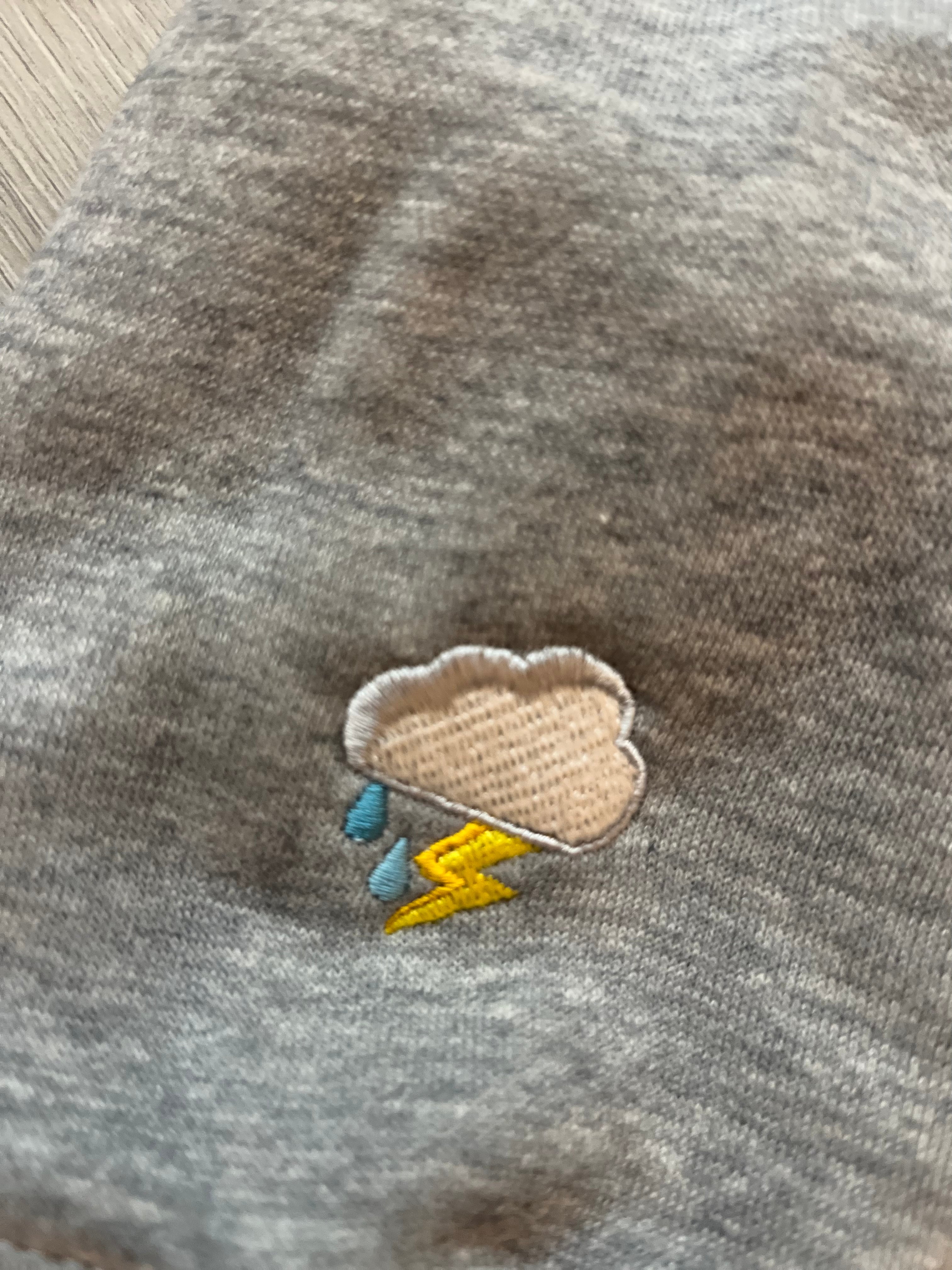 Rainbow Hoodie - Grey