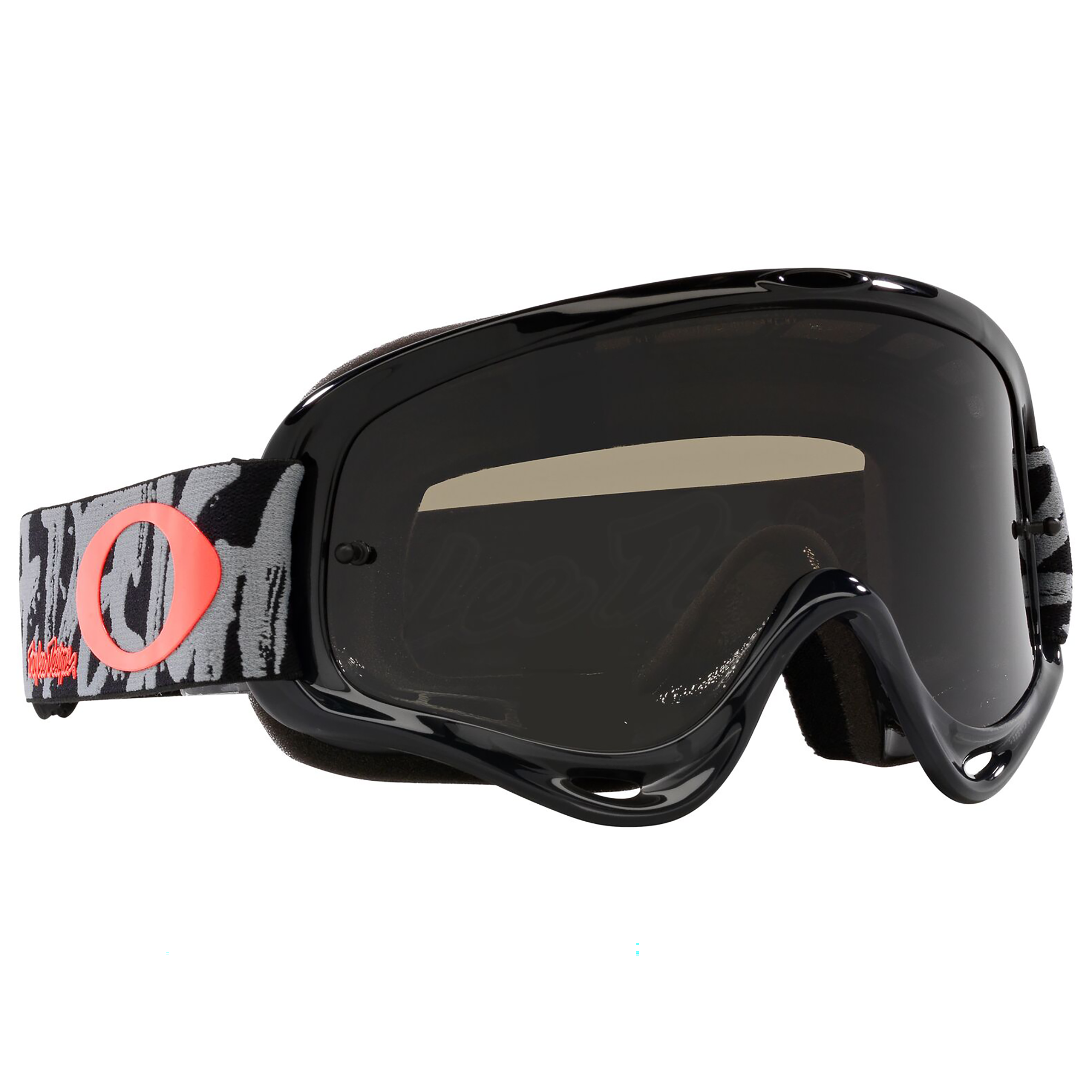 Oakley O Frame TLD Collection MX Goggle in Painted Black with Dark Grey Lens