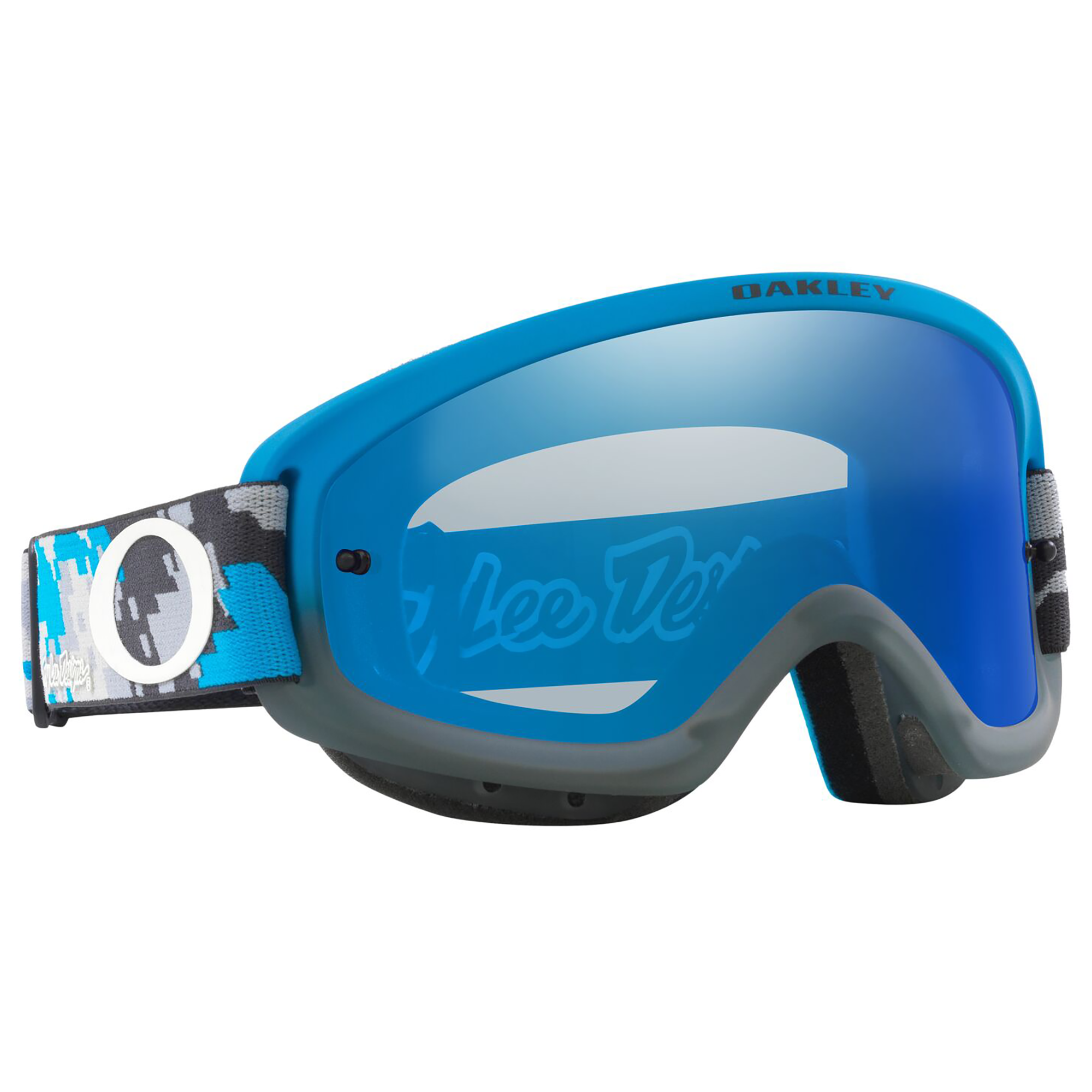 Oakley O Frame 2.0 Pro XS TLD Collection MX Goggle in Black Camo with Black Ice Iridium Lens