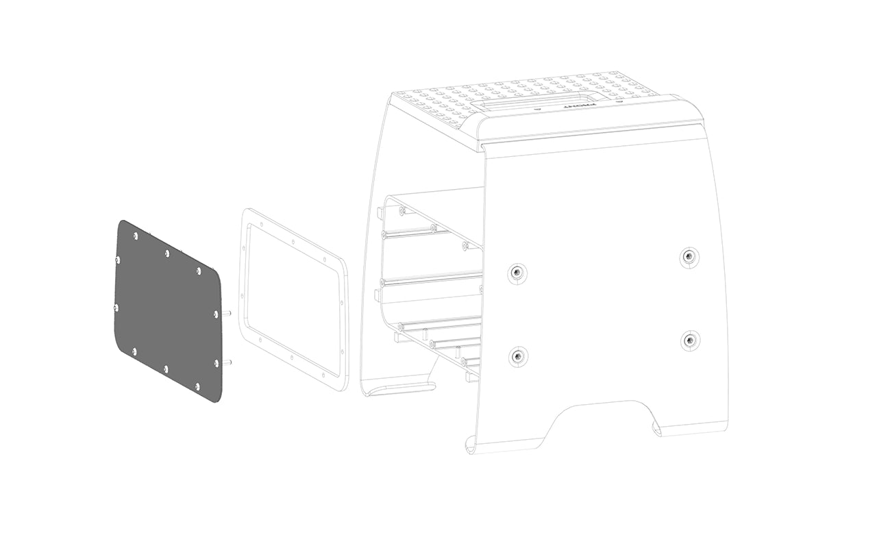 Charger housing rear cover for electronic devices