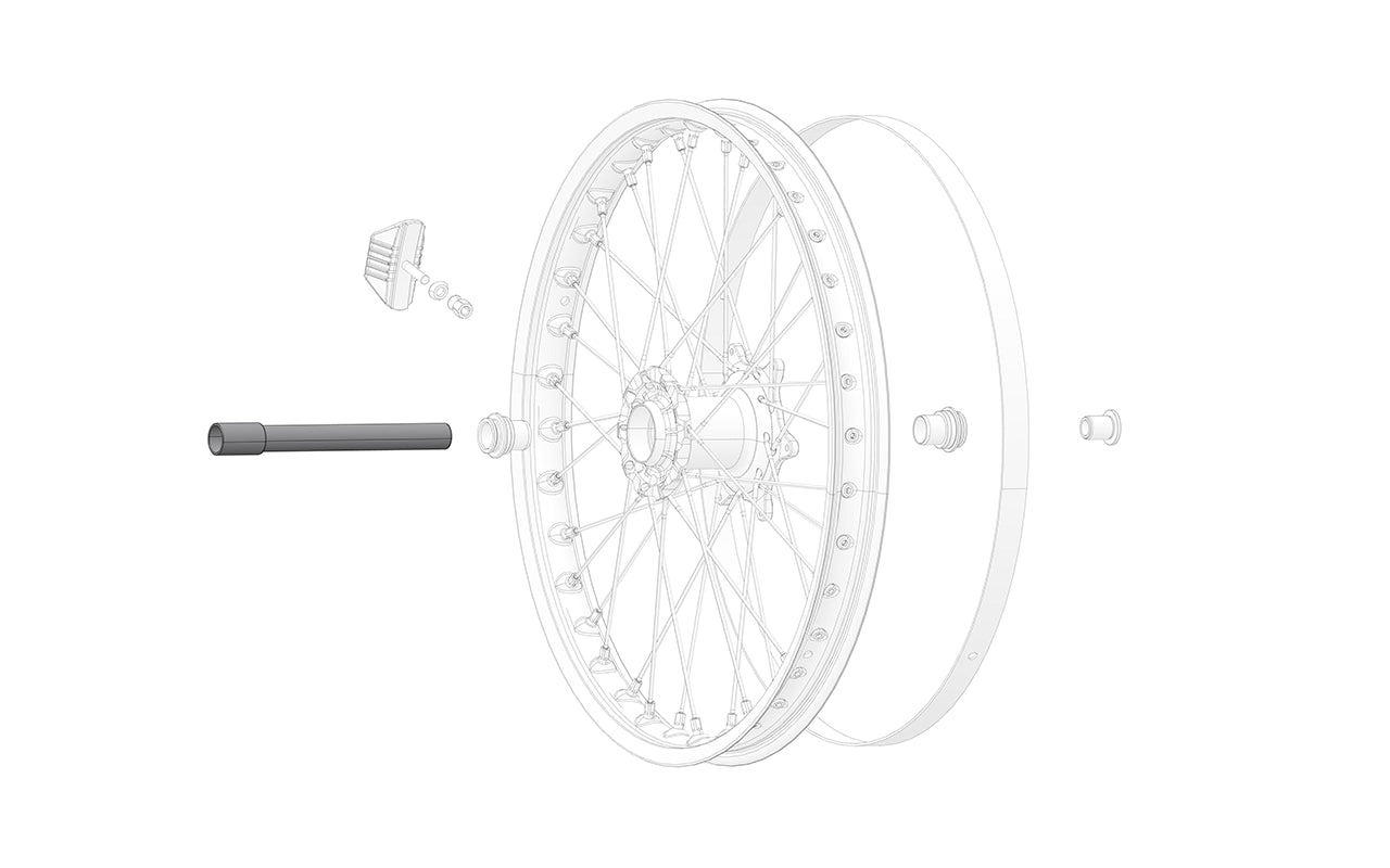 Front wheel shaft part for vehicle maintenance and repair