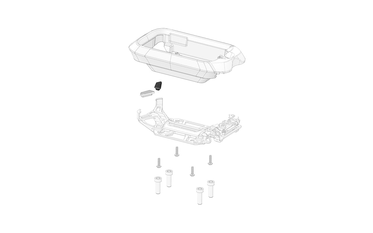 Black Docking Station with Rubber Upper for Phones